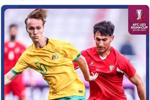 Hasil Piala Asia U-23 2024 - Diwarnai Kartu Merah, Australia Vs Yordania Berakhir Sama Kuat