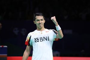 Hasil Final Thomas Cup 2024 - Emosi Jonatan Christie Beri Aib Pertama China, Indonesia Masih Melawan demi Gelar Juara