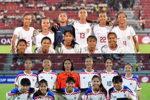 Thailand Ikuti Timnas Wanita U-17 Indonesia Tersingkir dari Piala Asia, Filipina Wakil ASEAN Tersisa