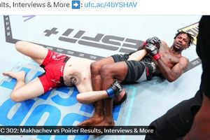 Hasil UFC 302 - Sempat Dihajar Sampai Rontok, Korban Khamzat Chimaev Kunci Tangan Lawan
