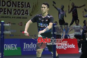 Indonesia Open 2024 - Jonatan dan Ginting Sama Saja, kok Bisa Kalah dari Tunggal Ke-3 Malaysia?