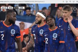 Hasil Uji Coba - Diwarnai Gol 1 Menit Anak Juragan Pom Bensin, Timnas Belanda Hancurkan Kanada
