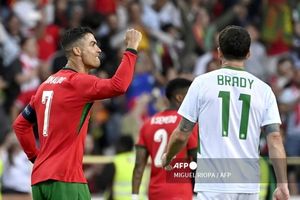 Hasil Uji Coba - Ukir Brace Sensasional, Ronaldo Bawa Portugal Menang Telak