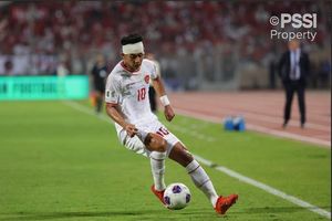 Kata Malik Risaldi Usai Kepalanya Berdarah di Laga Timnas Indonesia Vs Bahrain