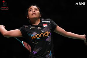 Hasil Final Kumamoto Masters Japan 2024 - Defens Ratu Bulu Tangkis Jepang Terlalu Kuat, Gregoria Raih Runner-up