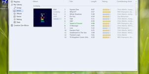 Aplikasi Windows Media Player di OS Windows Vista