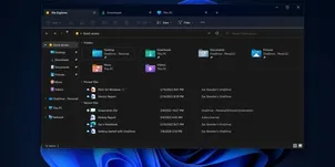 Tampilan tabs di file explorer Windows 11