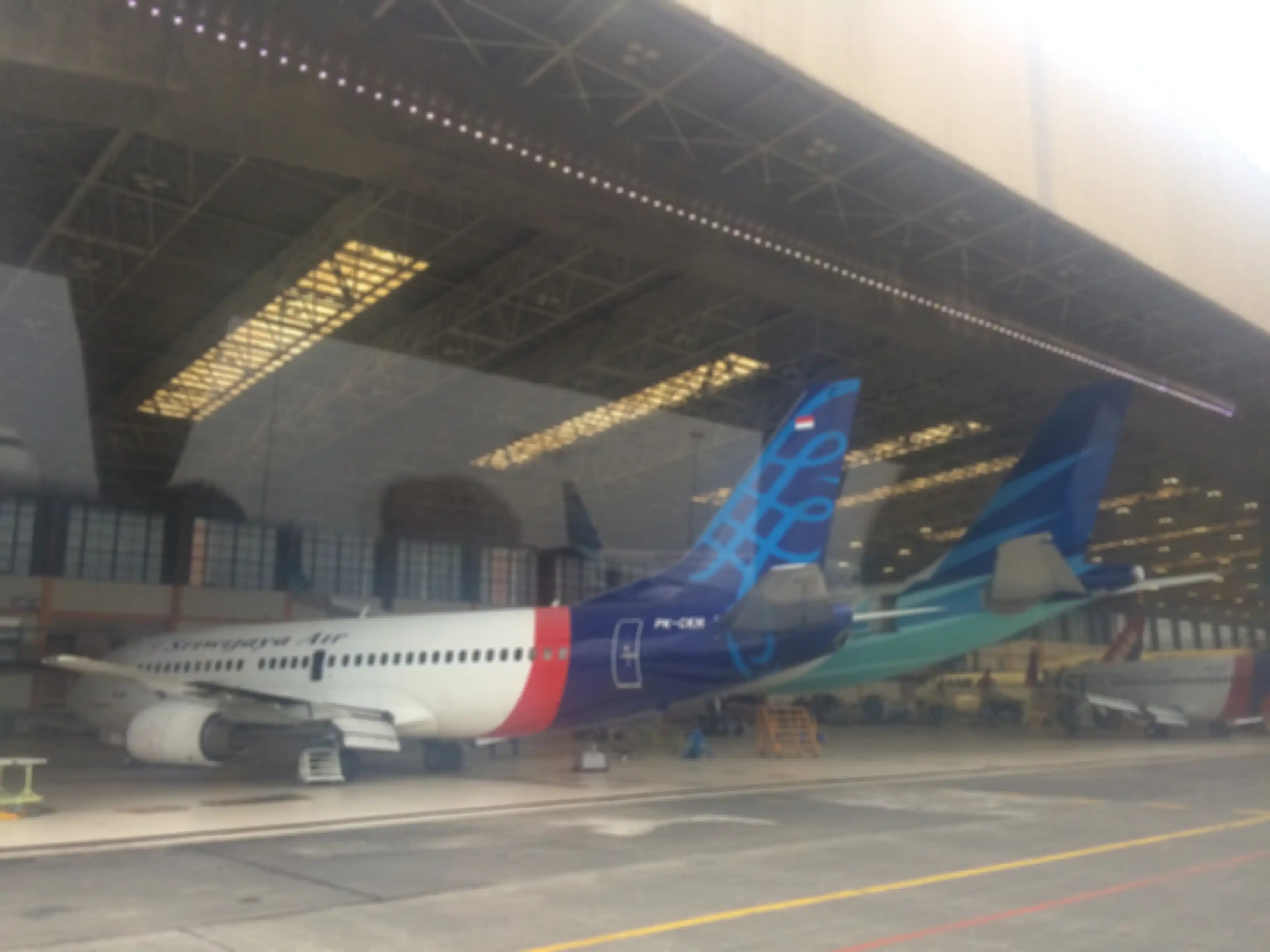 Ilustrasi - Pesawat Sriwijaya Air Maintenance.