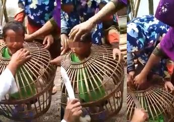 Mendebarkan! Ujung Parang Hanya Berjarak Sejengkal dengan Leher, Begini Detik-detik Dramatis Penyelamatan Kepala Anak yang Terperangkap di Kurungan Ayam