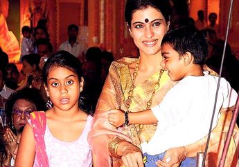 Wah! Cara Kajol Kenalkan Gaya Hidup Sehat pada Anak Patut Ditiru Moms