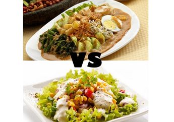 Sama-sama Sayuran, Gado-gado versus Salad, Mana Lebih Sehat?