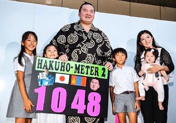 Hidup Mewah dan Punya Istri Cantik, Begini Potret Harmonis Keluarga Pesumo Hakuho Sho