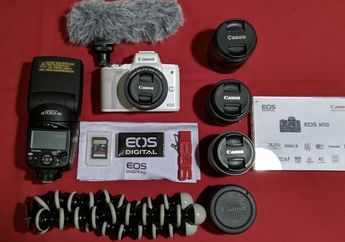 Ingin Jadi Vlogger? Coba Mirrorless Canon EOS M50 dengan Video 4K