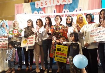 Sederet Seleb Moms Kompak Tandatangani Petisi 'Stop Kekerasan pada Anak' di Festival Ibu dan Buah Hati