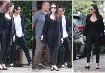 Menyandang Status Janda, Aktris Angelina Jolie Makin Tampil Elegan Stylish!