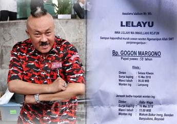 Wajah Gogon Bengkak Sebelum Meninggal Secara Mendadak, Ternyata Makanan Ini Jadi Sebab Penyakit yang Renggut Nyawanya