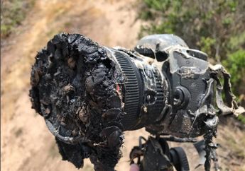 Terlalu Dekat Lokasi Peluncuran Roket, Canon EOS 5DS Ini Meleleh