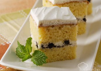 Enggak Bakal Ada Yang Lolos Dari Godaan Cake Vanila Dan Oreo Yang Lembut Dan Manis Ini
