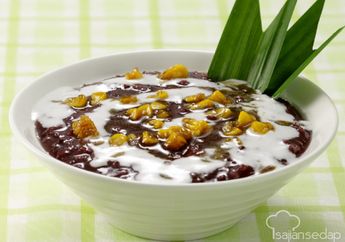 Manis Legitnya Bubur Ketan Hitam Gula Jagung Ini Cocok Untuk Takjil Sore Nanti