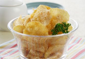 Keripik Kentang Kari Ebi, Nikmat Untuk Camilan Juga Lauk Teman Nasi Hangat