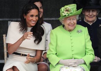 Duduk di Dekat Ratu Elizabeth II, Meghan Markle Dituding Lakukan Kesalahan Besar Sebagai Seorang Bangsawan