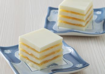 Punya Jus Apel Di Kulkas? Segera Olah Jadi Puding Jeli Apel Yang Segar nan Lembut