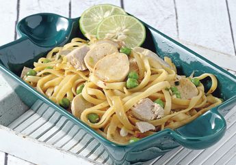 Resep Fettuccini Goreng Seafood Enak Ini Pas Jadi Menu Sarapan yang Komplit