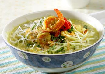 Malam-Malam Nikmatnya Makan Semangkuk Hangat Soto Udang Taoco Ini