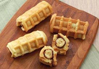 Resep Wafel Gulung Pisang Enak Untuk Bekal Seru Si Kecil Pagi Ini