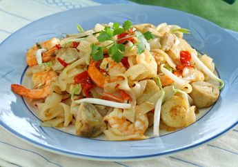 Sarapan Terasa Memuaskan Dengan Sepiring Kwetiau Goreng Bumbu Thai