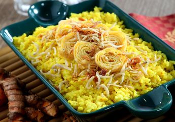 Masak Apa Besok? Sajikan Resep Nasi Gurih Kuning Untuk Menu Sarapan 17an Besok