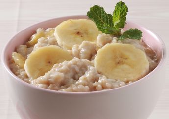 Tidak Perlu Waktu Lama, Bubur Havermut Kedelai Pisang Siap dalam 25 Menit