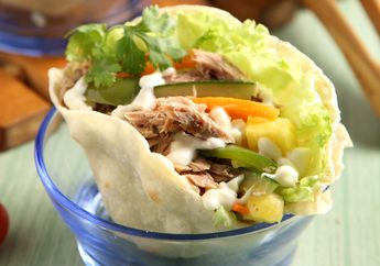 Ganjal Lapar Malam Hari Dengan Tortila Tuna Salad, Siap dalam 30 Menit