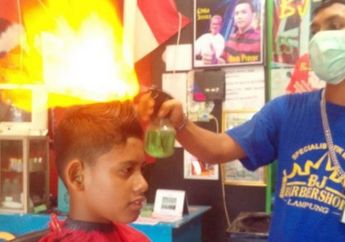 4 Salon Unik Ini Ada di Indonesia, Wow Ada yang Sampai Pakai Api