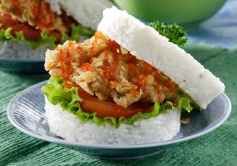 Resep Burger Nasi Ayam Krispi Enak Untuk Menu Sarapan Kesukaan Si Kecil