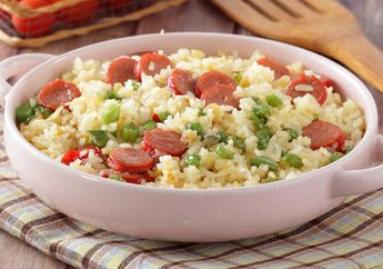 Resep Nasi Mentega Sosis Enak Ini Bisa Bikin Kita Sulit Berhenti Makan