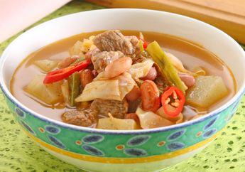Kesegaran Sayur Asem Labu Siam Buncis Ini Bikin Gak Bisa Berhenti Nambah