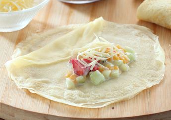Resep Crepe Salad Buah Enak, Camilan yang Menarik Untuk Malam Hari