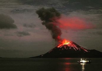 Gunung Anak Krakatau Tumbuh 4 Meter Per Tahun, Apakah Letusannya Akan Lebih Besar dari Gunung Krakatau Tahun 1883? Berikut Jawaban BNPB
