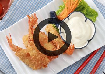 Step By Step Membuat Ebi Furai Lurus Ala Restoran Jepang, Mudah Dibuat!