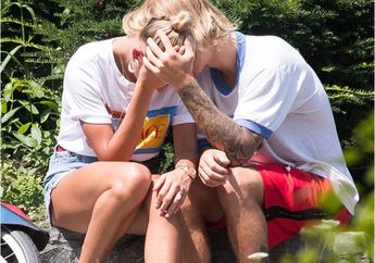 Justin Bieber dan Hailey Baldwin Terlihat Menangis. Kenapa Ya?