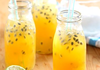 Resep Mudah Orange Punch Markisa, Manis dan Dinginnya Bikin Tenggorokan Adem