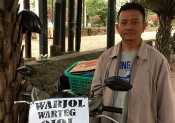 Diberhentikan dari Ojek Online, Pria Ini Malah Sukses Buka Warteg Ojol dengan Harga Rp 10 Ribuan