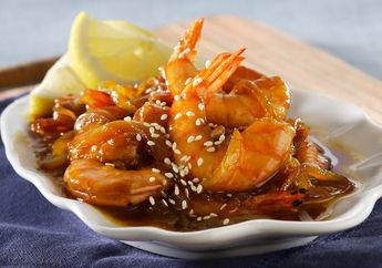 Dobrak Nafsu Makan Dengan Sedapnya Udang Goreng Saus Mentega Aroma Lemon!