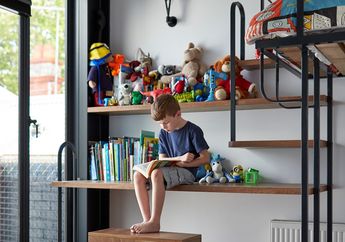 Pantas Dikira Pakai Desainer Interior, Ternyata Kamar Anak pada Desain Rumah Minimalis Bisa Terlihat Rapi Sepanjang Waktu Hanya dengan Trik Ini!