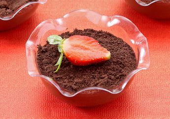 Kelembutan Puding Lembut Cokelat Oreo Ini Dapat Tersaji Hanya dengan 3 Langkah Mudah