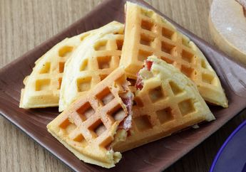 Amazing! Cuma Butuh 30 Menit Membuat Waffle Isi Smoked Beef Ini