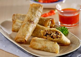 Resep Lumpia Goreng Jamur Enak, Olahan Kulit Lumpia yang Lezat Banget