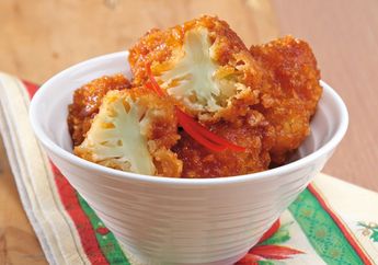 Bikin Keluarga Jadi Doyan Menyantap Sayuran dengan Kembang Kol Goreng Saus Pedas, Pasti Langsung Habis