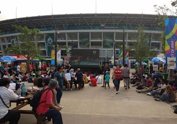 Zona Kaka Dimanfaatkan Pengunjung untuk Nobar Pertandingan Badminton Indonesia VS Hongkong